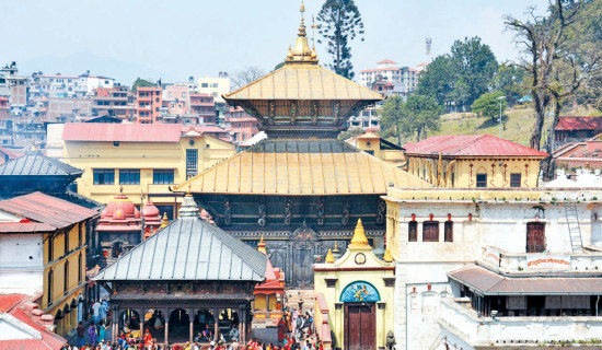 ज्योतिर्लिङ्गमा राखियो जलहरी