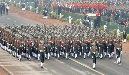 एक सय सात वर्षपछि भारतीय सेना पेरिस परेडमा