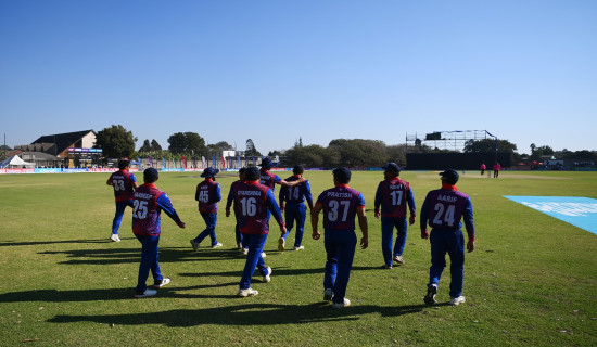 इमर्जिङ टिम्स एसिया कप क्रिकेट : नेपाल पाकिस्तानसँग पराजित