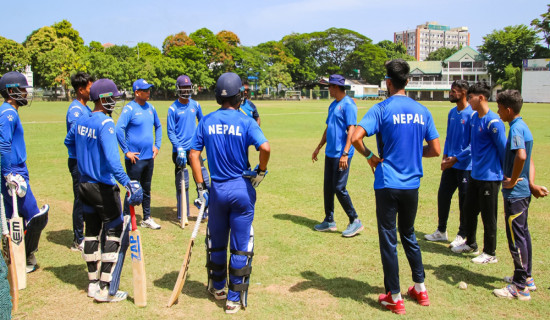 एसीसी इमर्जिङ टिम्स एसिया कप क्रिकेट : नेपाल र युएईबीच प्रतिष्ठाको लडाईं