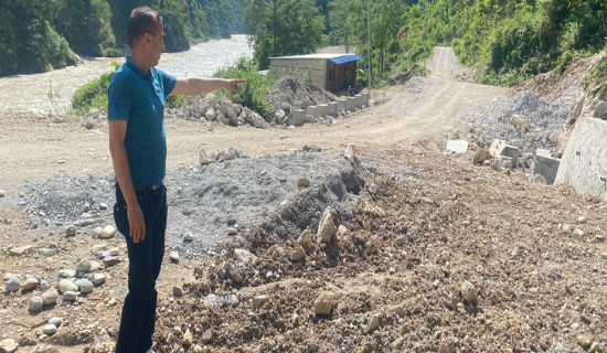 बुद्धसिंह मार्गको काममा राष्ट्रपतिको चासो