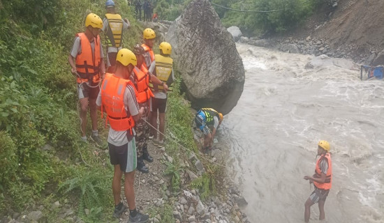 खोलाले बगाउँदा एक जना युवक बेपत्ता