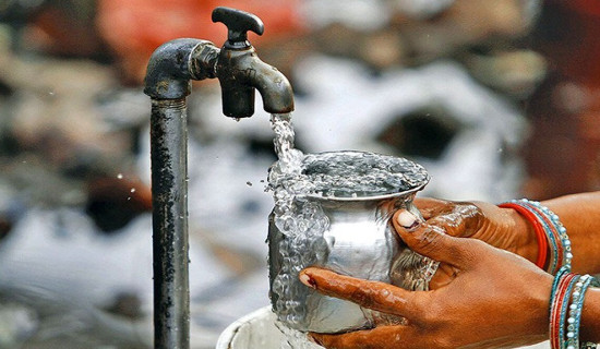 बाँकेमा खानेपानी आयोजनाबाट लाभ लिँदै उपभोक्ता