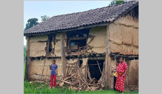 राति साढे १२ बजे हात्तीले घर भत्काउन थालेपछि ....