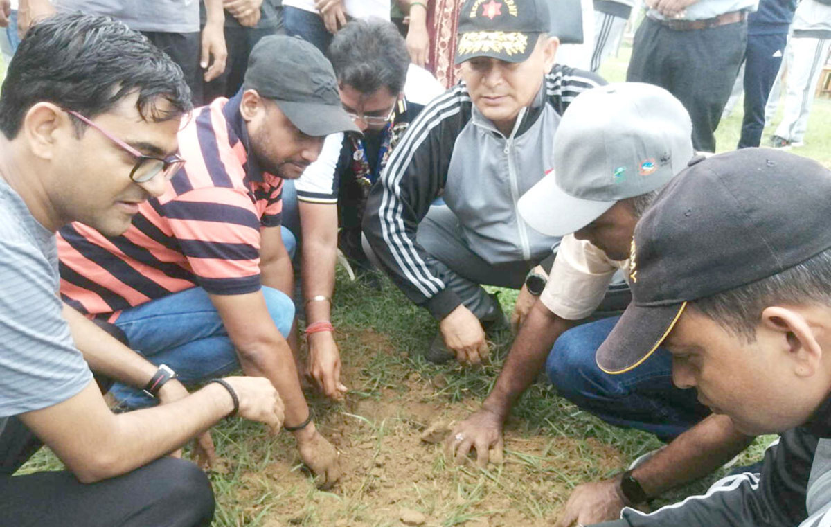 नेपाली सेनाले सुरु गर्‍यो २६ बिघामा वृक्षरोपण