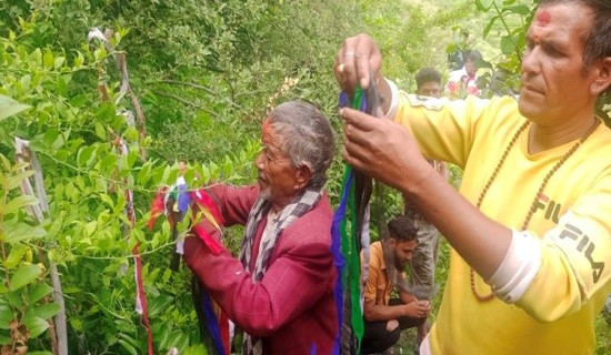 पहिरो नियन्त्रण गर्न भूतपूजा