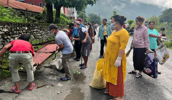 डेंगुबाट बच्न बेनीमा 'लामखुट्टेको लार्भा खोज्ने र नष्ट गर्ने' अभियान