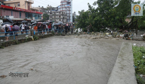 अविरल वर्षाका कारण काठमाडौँका विभिन्न क्षेत्र जलमग्न (फोटो फिचर)