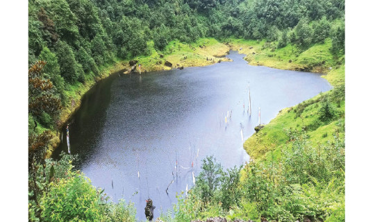 संरक्षणको पर्खाइमा वाग्मा पोखरी