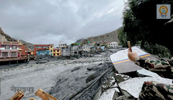 कागबेनीमा बाढीको वितण्डा (फोटो फिचर)