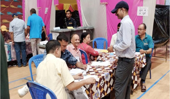नेपालगञ्ज उद्योग वाणिज्य सङ्घको निर्वाचनमा मतदान जारी