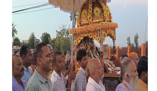 मिथिलाञ्चलमा झुलनोत्सव सुरु