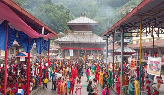 डोलेश्वर मन्दिरमा आज चारै ढोका खुला
