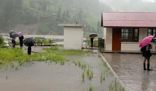 हेलम्बु मेलम्चीमा बाढी : मेलम्ची–हेलम्बु सडक अवरुद्ध