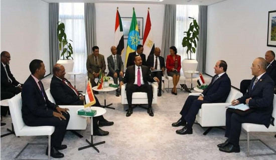 नाइल बाँध विवाद : इजिप्ट, इथियोपिया र सुडानबीच पुनः वार्ता सुरु