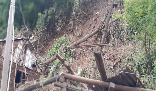 पहिरोले पावर प्लान्ट बगाउँदा गाउँ अन्धकारमा