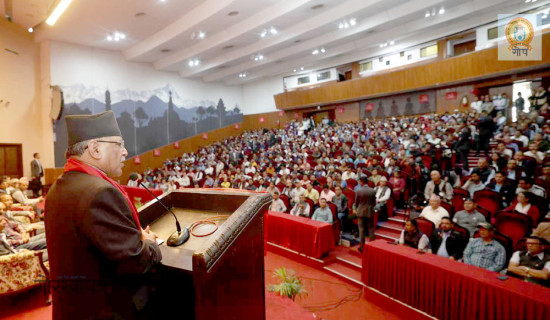 देश रूपान्तरणका निम्ति पहिला माओवादी रूपान्तरण गर्नै पर्छ: प्रधानमन्त्री