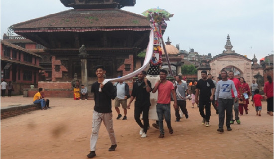 आँसु र हाँसोको सङ्गम पर्व भक्तपुरको सापारु