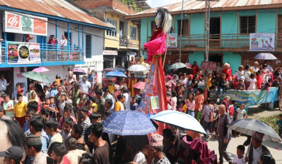 धनकुटामा २२ परिवारको गाईजात्रा