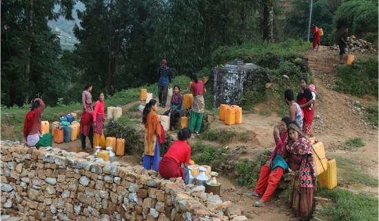 मध्यबर्खामा पनि खानेपानीको पिरलो
