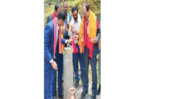 बलेफीको खानेपानी समस्या समाधान