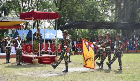 पश्चिम पृतना सैन्य आधार तालिमबाट ९३ जना सैनिक दीक्षित