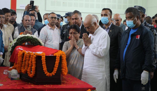 नेम्वाङको पार्थिव शरीर दिउँसोपछि निवासमा राखिने