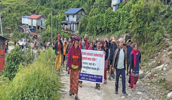 अरुण तेस्रो जलविद्युत् आयोजना , काम रोकिँदा साठी करोड नोक्सानी