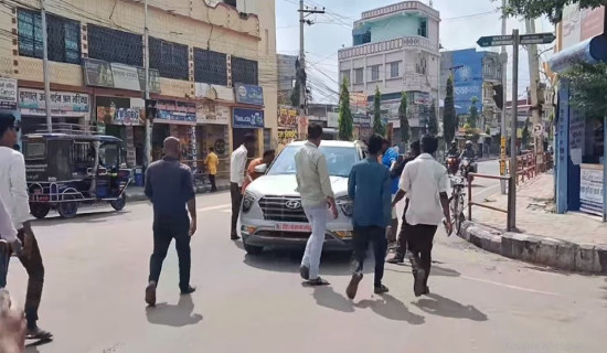 बिदाका दिन चलाइएका सरकारी गाडी नियन्त्रणमा