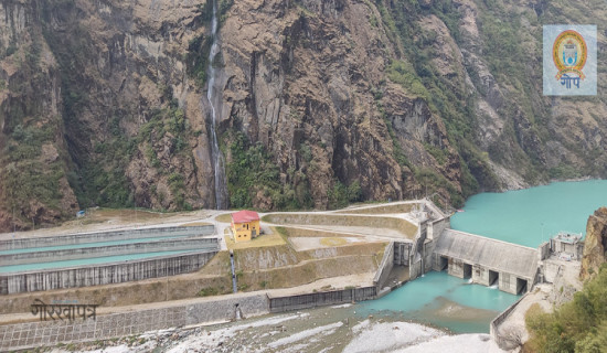 तामाकोसी आयोजनाको १८ घण्टा विद्युत् उत्पादन बन्द हुने