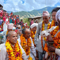धिमाल समुदायले फुड फेष्टिवल आयोजना गर्दै