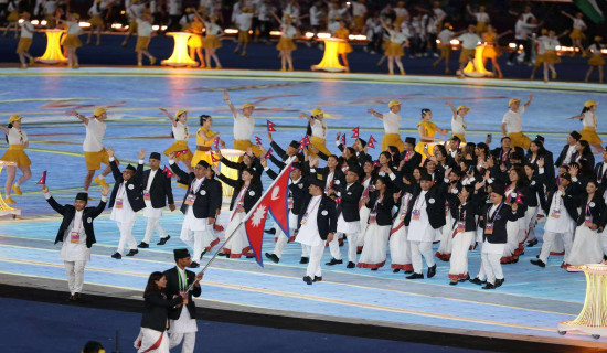 १९औँ एसियाली खेलकुदः नेपालको निराशाजनक खेल प्रदर्शन