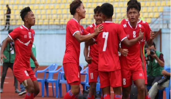 नेपाल यु–१९ साफ च्याम्पियनसिपको सेमिफाइनलमा