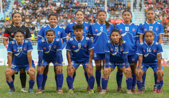 नेपाल एसियाड महिला फुटबलबाट बाहिरियो