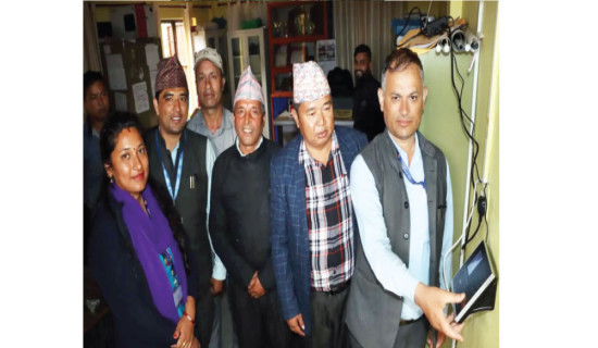 मेलम्चीका विद्यालयमा ई हाजिरी