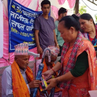 १२० ज्येष्ठ सदस्यहरूलाई सम्मान