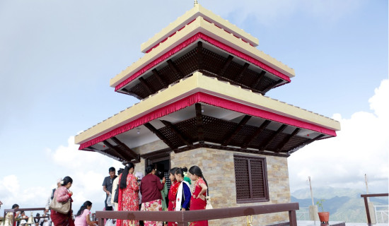 बहाकोट कोटकालिका मन्दिरको पुनर्निर्माण