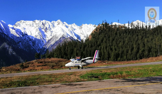 कर्णालीका विमानस्थलमा नेपाल एयरलाइन्सले थप्यो उडान