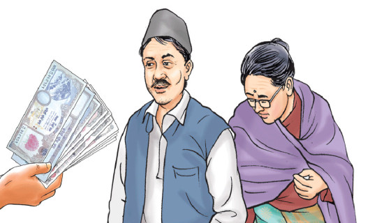 भत्ता बोकेर लाभग्राहीको घरमै जनप्रतिनिधि