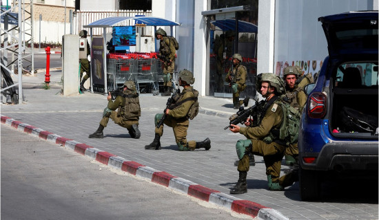 ‘आतङ्कवादी परिसर’मा इजरायली सेनाद्वारा हवाई आक्रमण