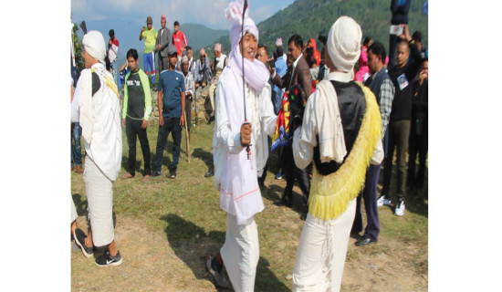 सराय नाचेर दसैँलाई बिदाइ गरिँदै