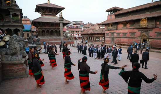 महासचिव गुटेरेसद्वारा पाटन दरबार क्षेत्रको अवलोकन