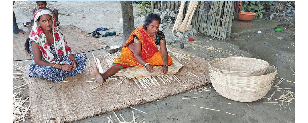 बाँसका सामानबाट जीविकोपार्जन