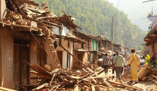 रुकुमपश्चिममा १६ हजार ५७० घरमा पूर्ण क्षति