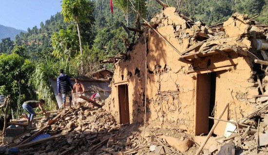 पश्चिम नेपालमा एक वर्षयता बारम्बार ठूला स्केलका भूकम्प