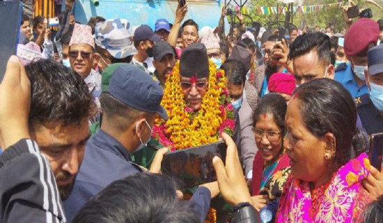 प्रधानमन्त्री प्रचण्ड रोल्पामा