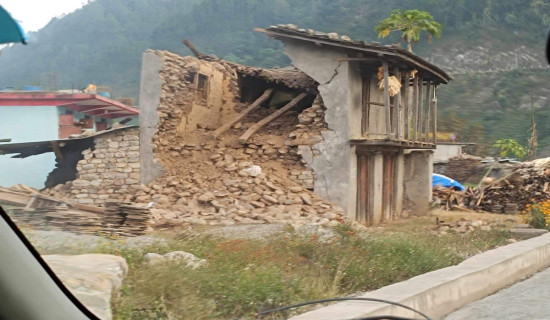 पीडामा जाजरकोटका भूकम्प प्रभावित (फोटो फिचर)