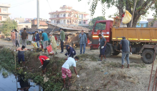 सात किमी नहर सफाइ, छठका लागि घाट निर्माण गरिंदै