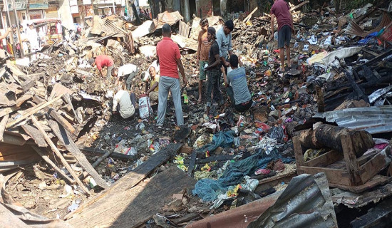 सुनसरीमा हप्तामा सात आगलागी, करोड बढी क्षति