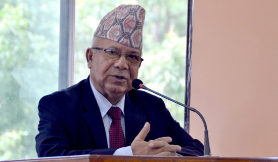 समाजमा विद्यमान  विकृति र विसङ्गतिलाई अन्त्य गर्नुपर्छ : अध्यक्ष नेपाल